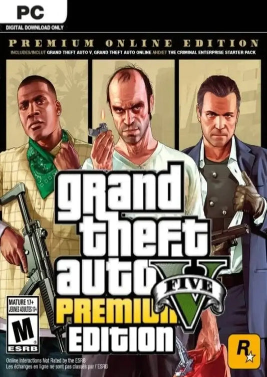 Grand Theft Auto V: Premium Online Edition (PC) - GLOBAL | $27.00