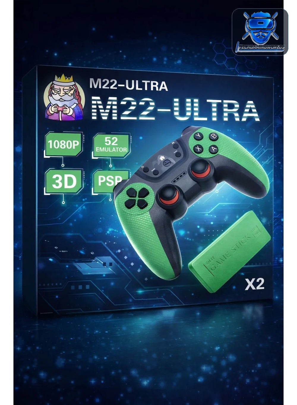 Retro Game Stick M22-U | جهاز ألعاب كلاسيكية لاسلكي