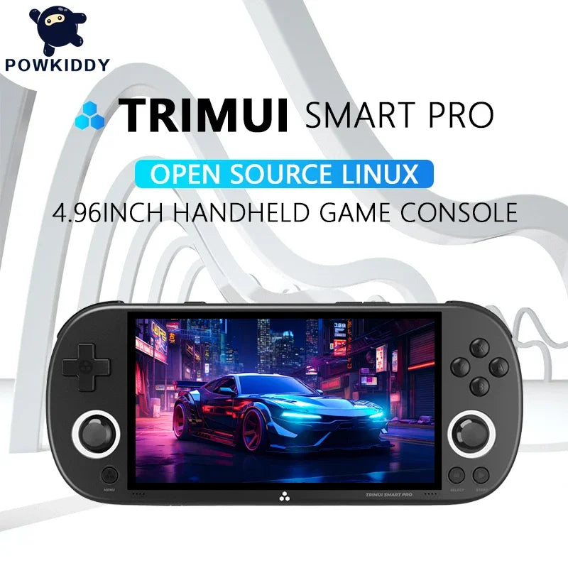 POWKIDDY Trimui Pro: 4.96" IPS Retro Handheld Console - Perfect for Kids