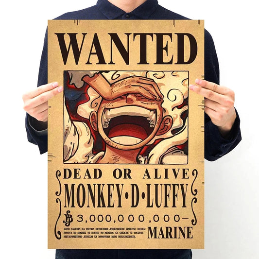 One Piece Luffy Vintage Posters