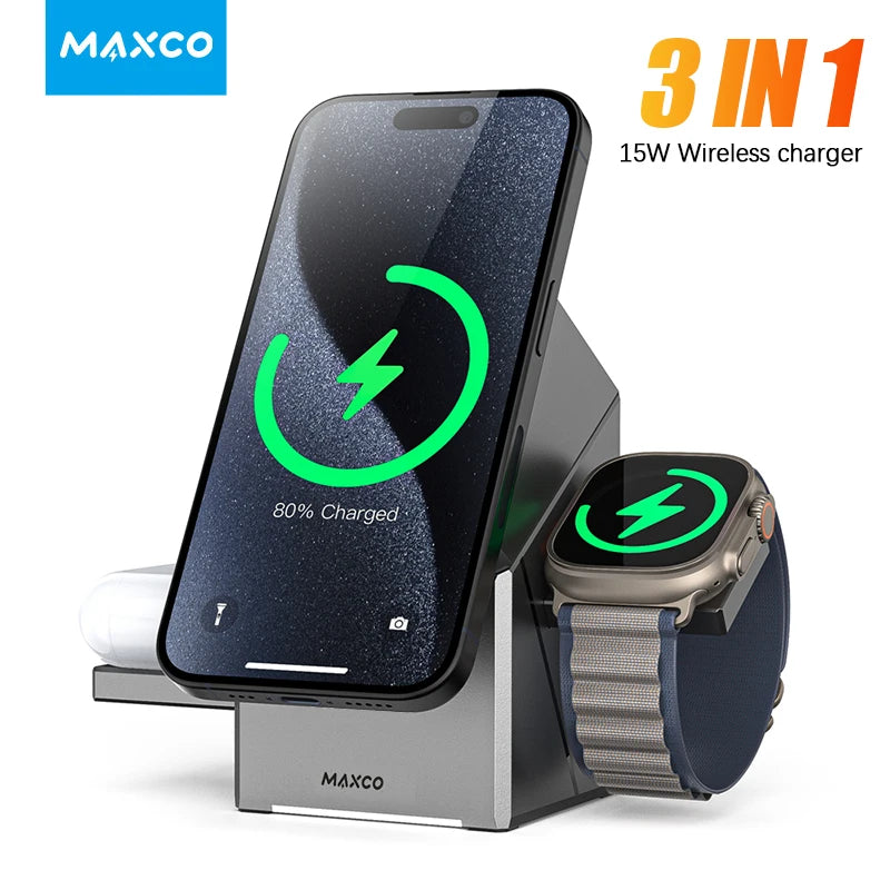 MagFast 3-in-1 Charger Stand Save Changes Cancel