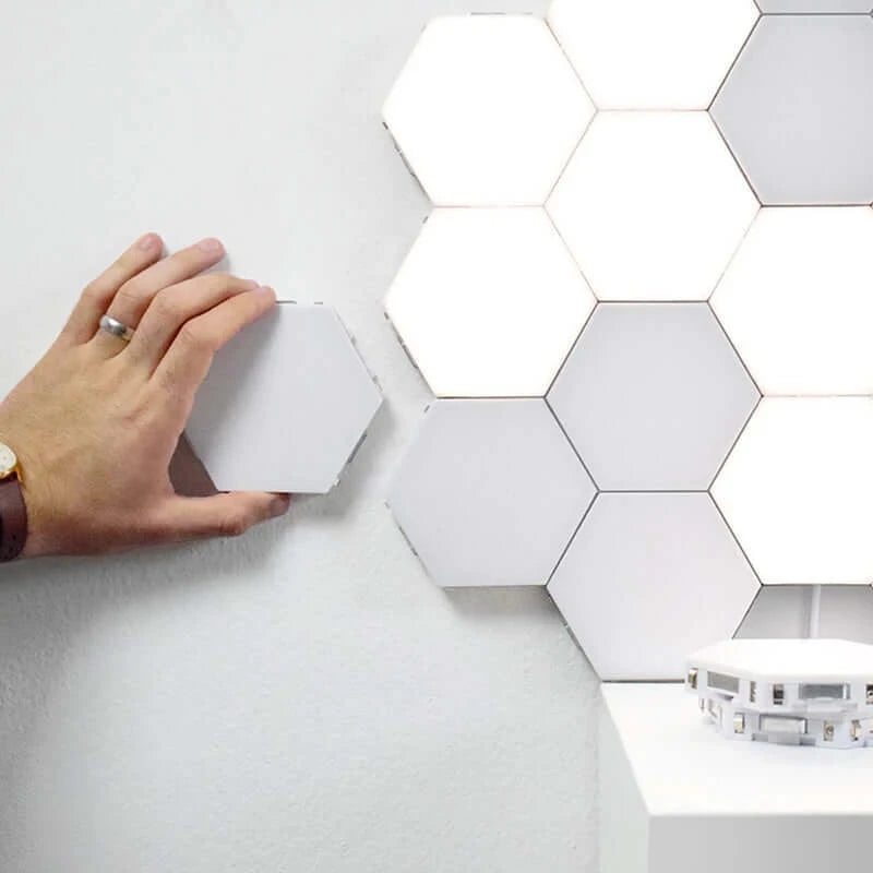 HexaGlow: Remote Control LED Atmosphere Wall Lamp - Transform Your Space! | $114.95