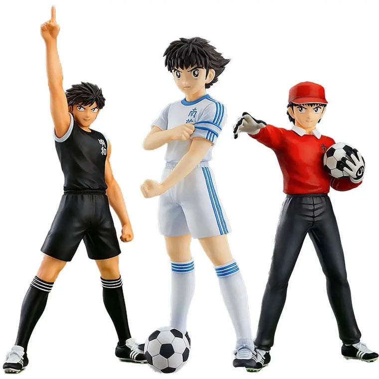 Captain Tsubasa Action Figures - Tsubasa, Hyuga & Wakabayashi