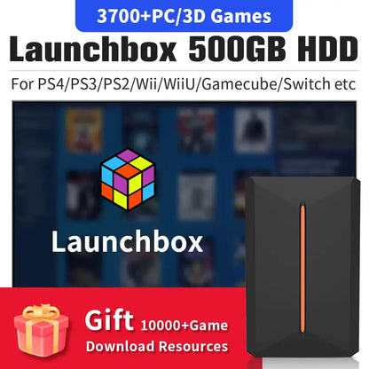 Launchbox 500G Portable Gaming Hard Drive - Hyper Base Edition | $126.95