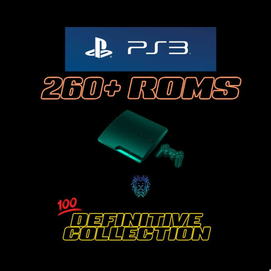 PS3 260+ Roms Definitive Collection (Playstation 3 Games) | $30.00